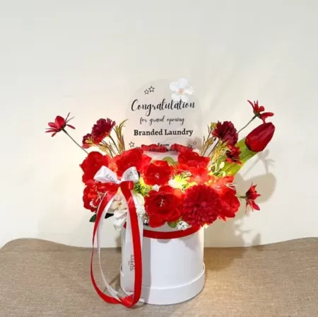 Bloom Box Akrilik Ucapan Grand Opening Benda